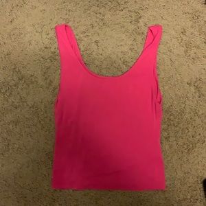 Super Cute Hot Pink Cropped Tank